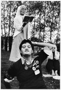Nun and young woman at a Women's Convention